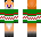 fox in sweater