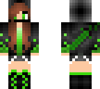 green ninja girl