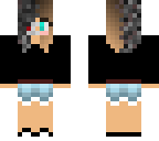 half cyborg girl