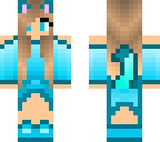 my blue cat skin