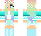 ombre girl with cheerleader under