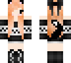 orange goth chibi