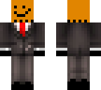 paper bag head guy in a suit