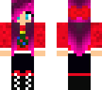 pink hair girl christmas