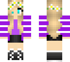 purple cute girl