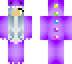 purple dino onsie