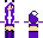 purple fox girl