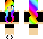 rainbow cat girl