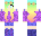 rainbow haired girl