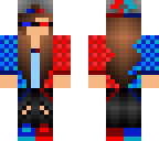 red and blue