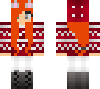 red sweater girl