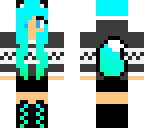 winter fox girl