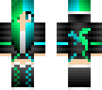 blue and green dragon