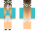blue cute girl
