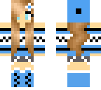 blue french girl