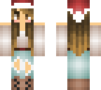 cute christmas and winter girl