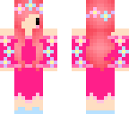 cute kawaii flower girl