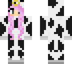 girl in cow onesie