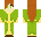 green medieval girl