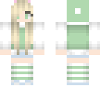green rabbit girl