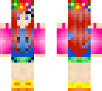 happy rainbow girl