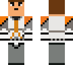 orange clone trooper no helmet