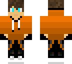 orange hoodie