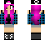 pink haired girl