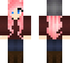 pink haired girl