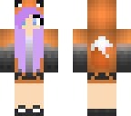 puprple hair fox girl