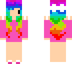 rainbow chibi girl