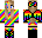 rainbow girl