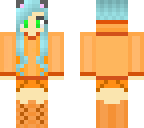 wolf girl orange