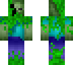 zombie half creeper