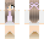 casual clothed girl with bow