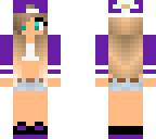 dark purple tomboy girl