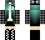 edit of cute girl with hat and blue hair