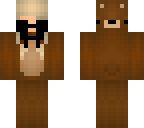 nerdy bear with a new bow