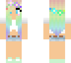 pastel summer girl skin
