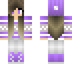 purple cute girl