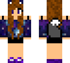 purple wolf girl