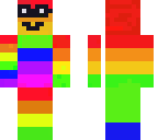 rainbow butt