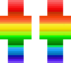 rainbow gradient man