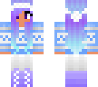 african american winter girl edit