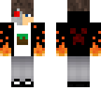 awesome fire cyborg