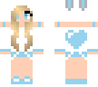 blue bunny girl