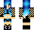 blue girl