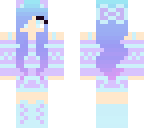 blue hair girl