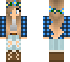 blue plaid
