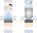 blue school girl